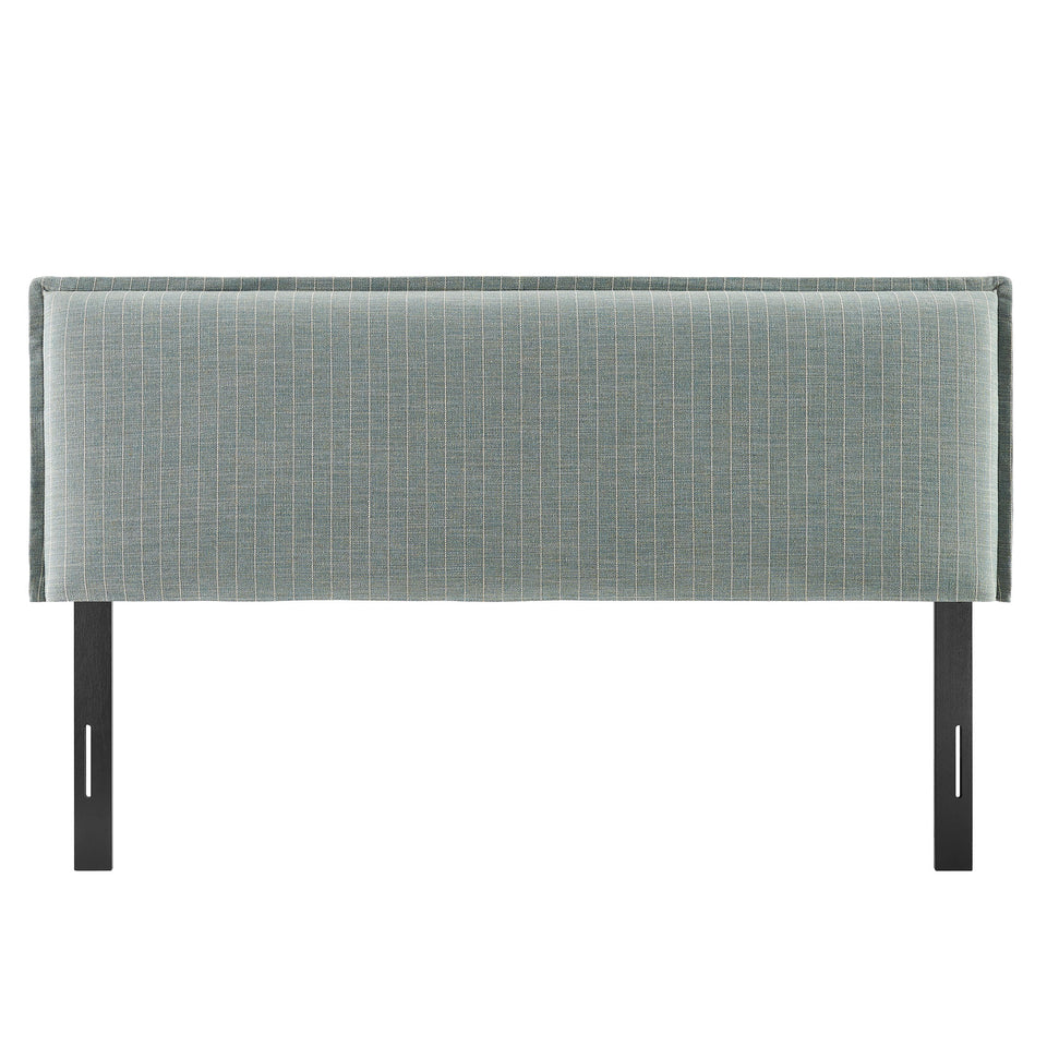 Camille Striped Linen Blend King Size Headboard by Modway