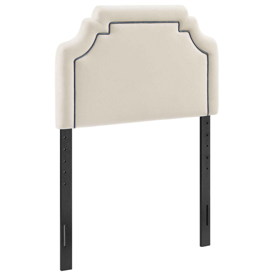 Magnolia Stain-Resistant Performance Velvet Twin Size Headboard