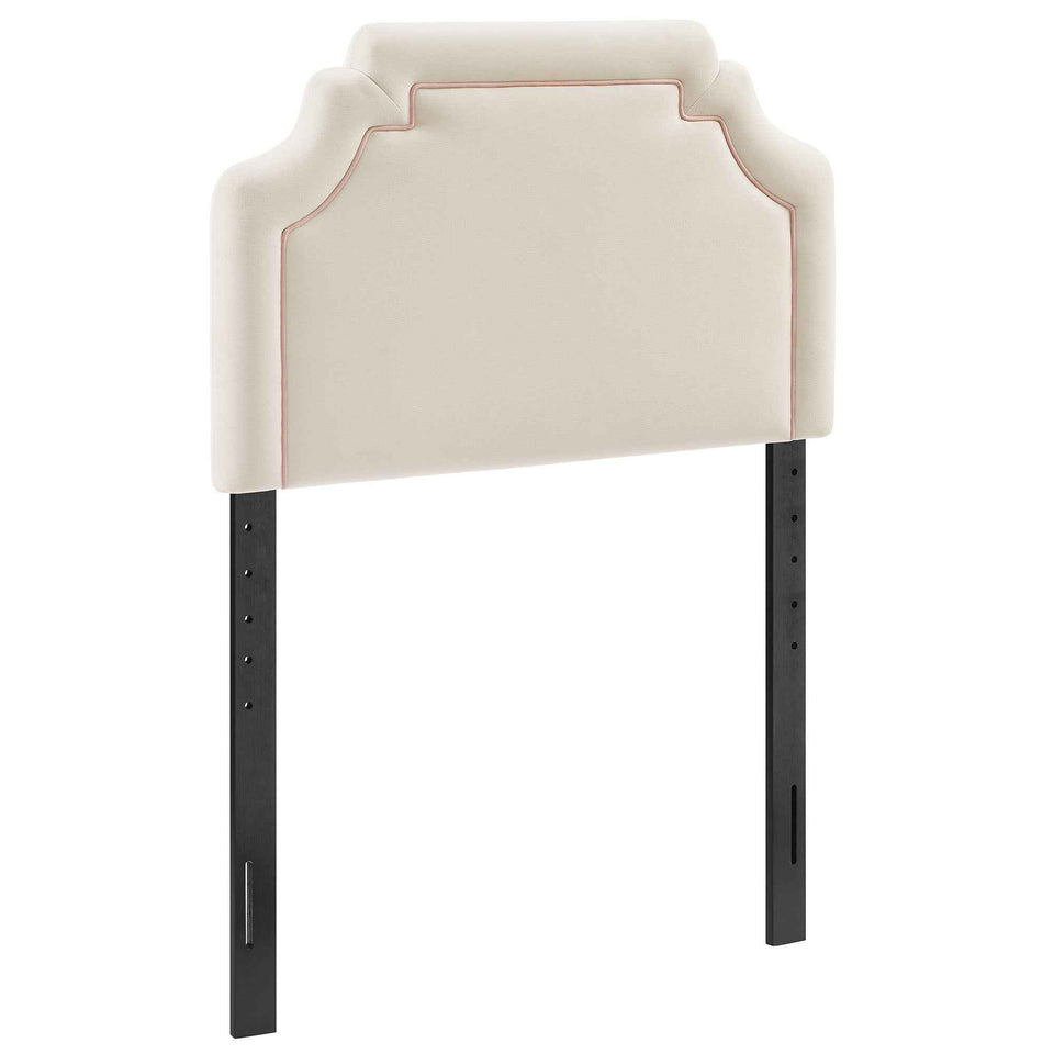 Magnolia Stain-Resistant Performance Velvet Twin Size Headboard