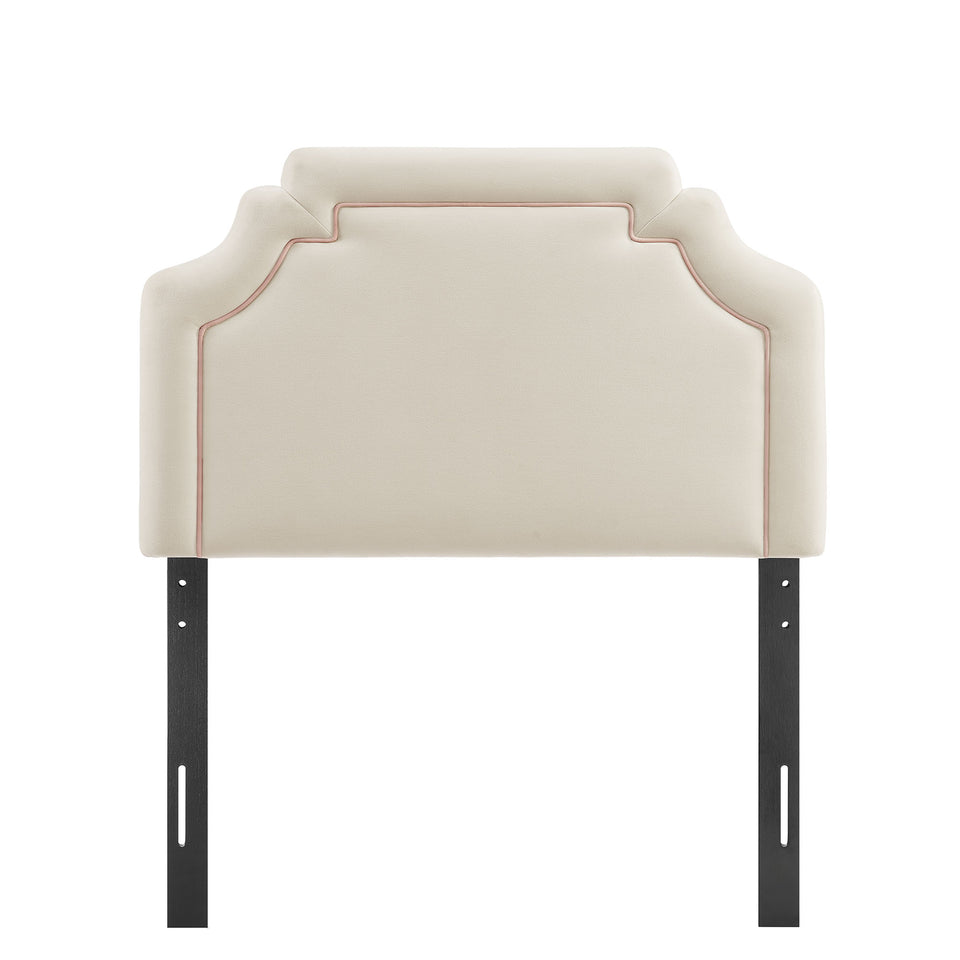 Magnolia Stain-Resistant Performance Velvet Twin Size Headboard by Modway