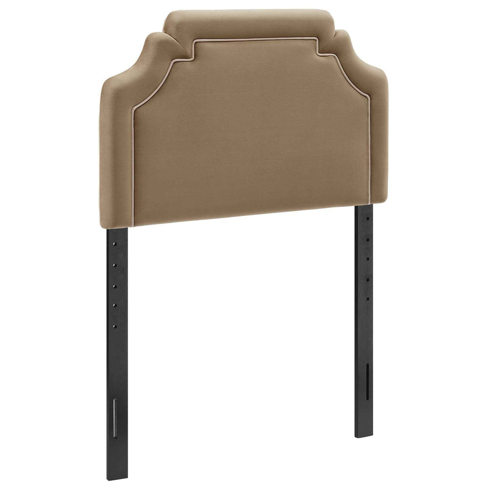 Magnolia Stain-Resistant Performance Velvet Twin Size Headboard