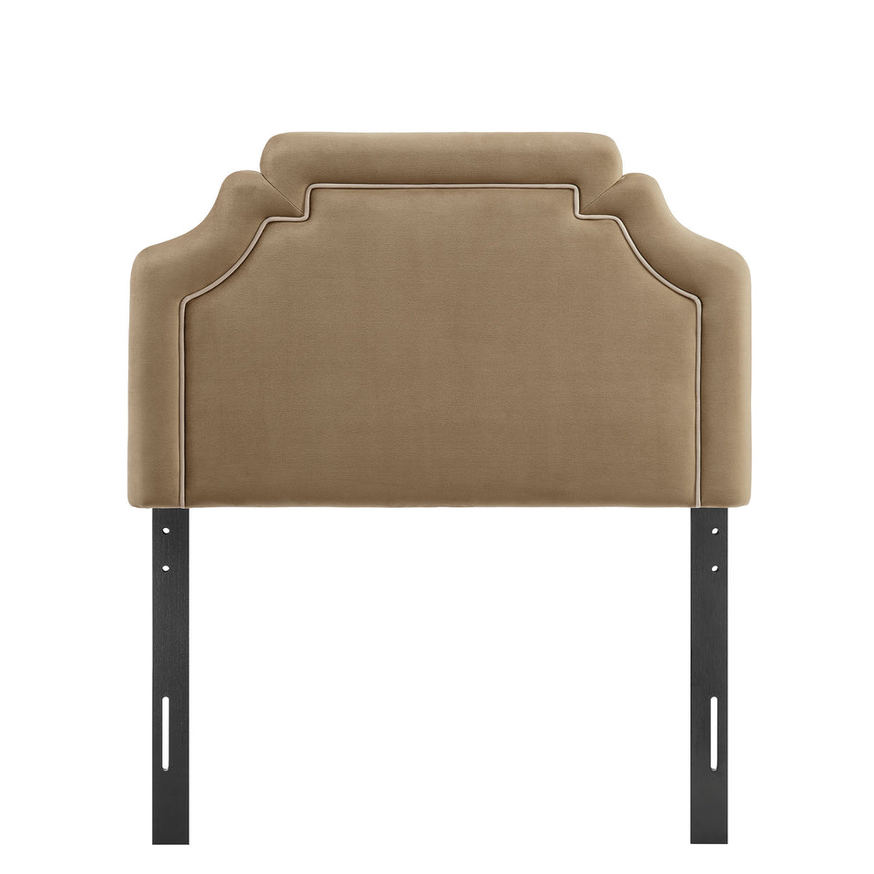Magnolia Stain-Resistant Performance Velvet Twin Size Headboard by Modway