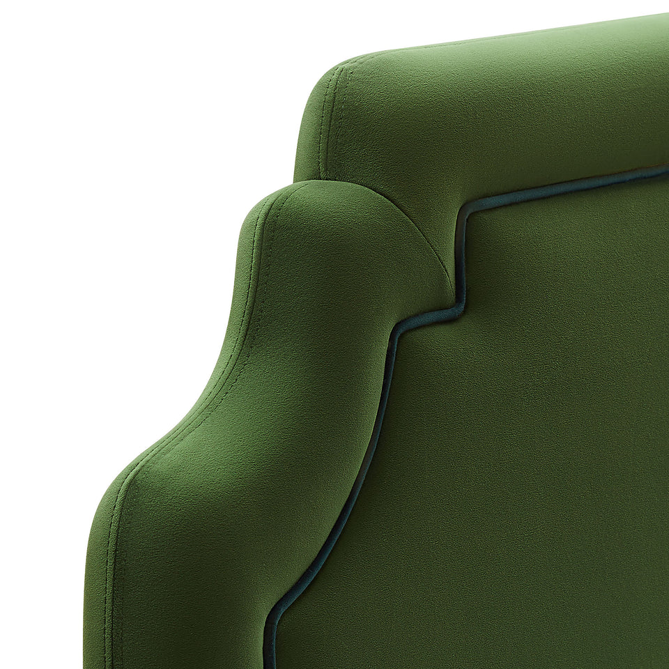 Magnolia Stain-Resistant Performance Velvet Full Size Headboard by Modway