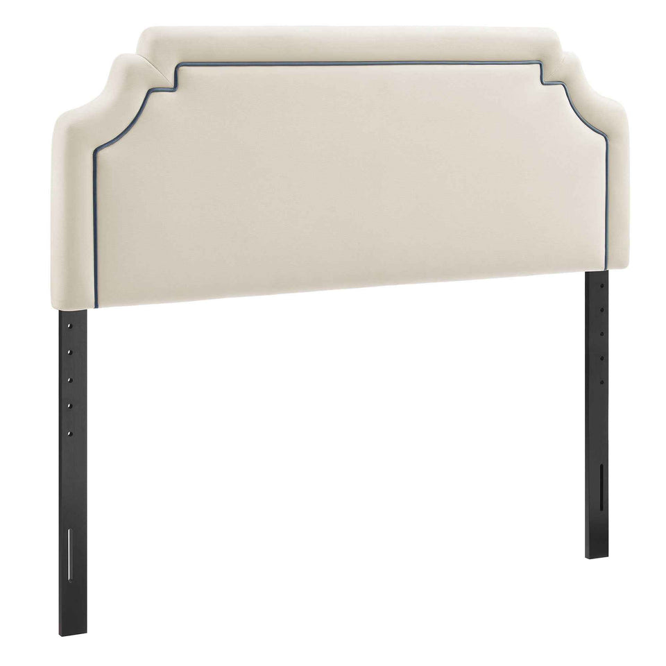 Magnolia Stain-Resistant Performance Velvet Queen Size Headboard