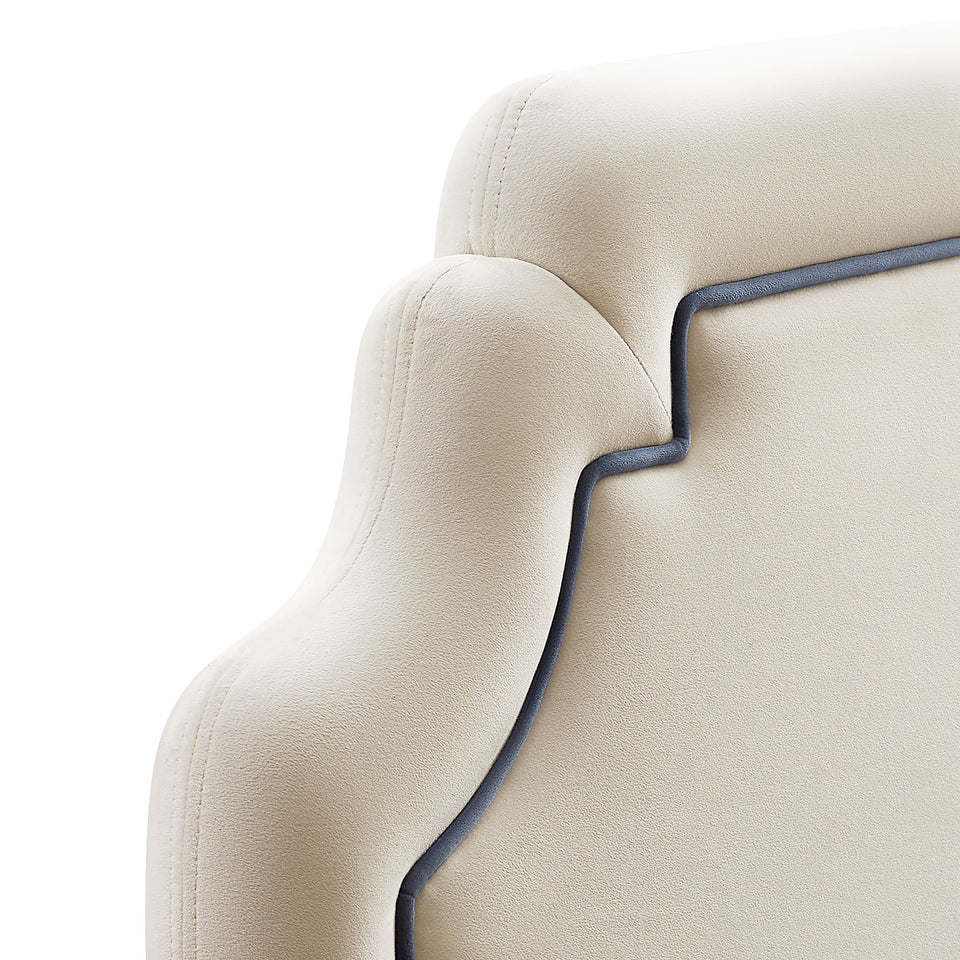 Magnolia Stain-Resistant Performance Velvet Queen Size Headboard by Modway