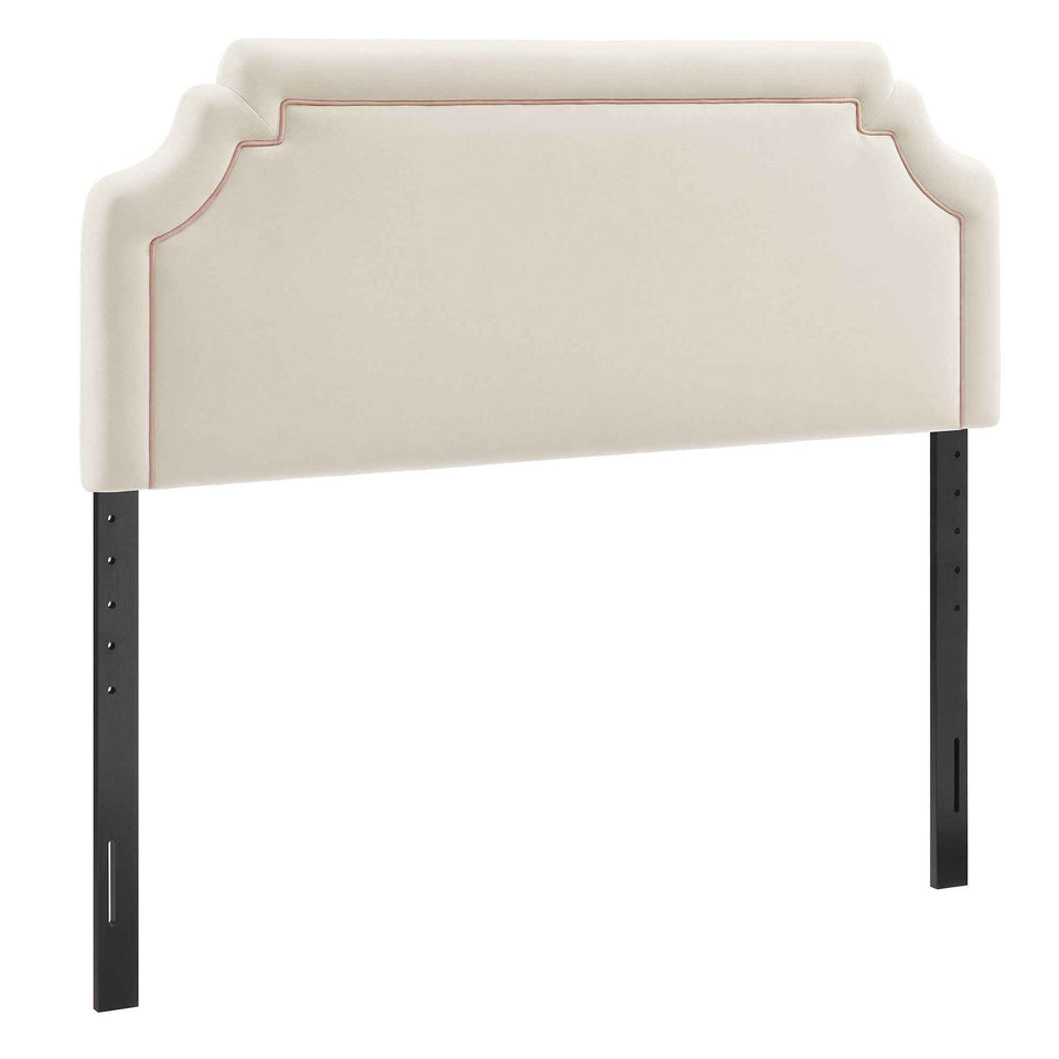 Magnolia Stain-Resistant Performance Velvet Queen Size Headboard