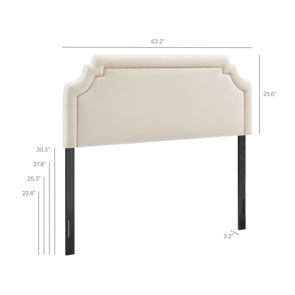 Magnolia Stain-Resistant Performance Velvet Queen Size Headboard by Modway