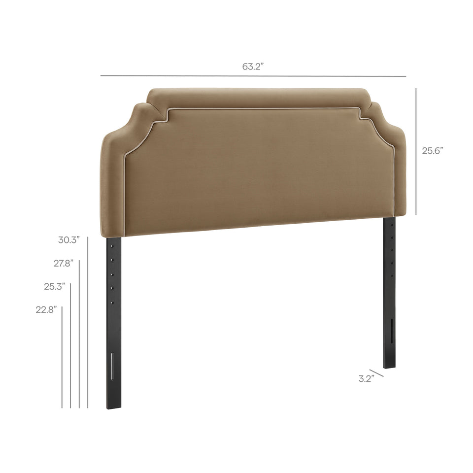 Magnolia Stain-Resistant Performance Velvet Queen Size Headboard by Modway