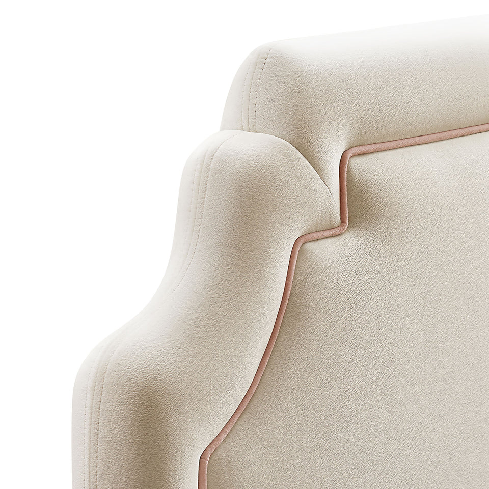 Magnolia Stain-Resistant Performance Velvet King Size Headboard by Modway