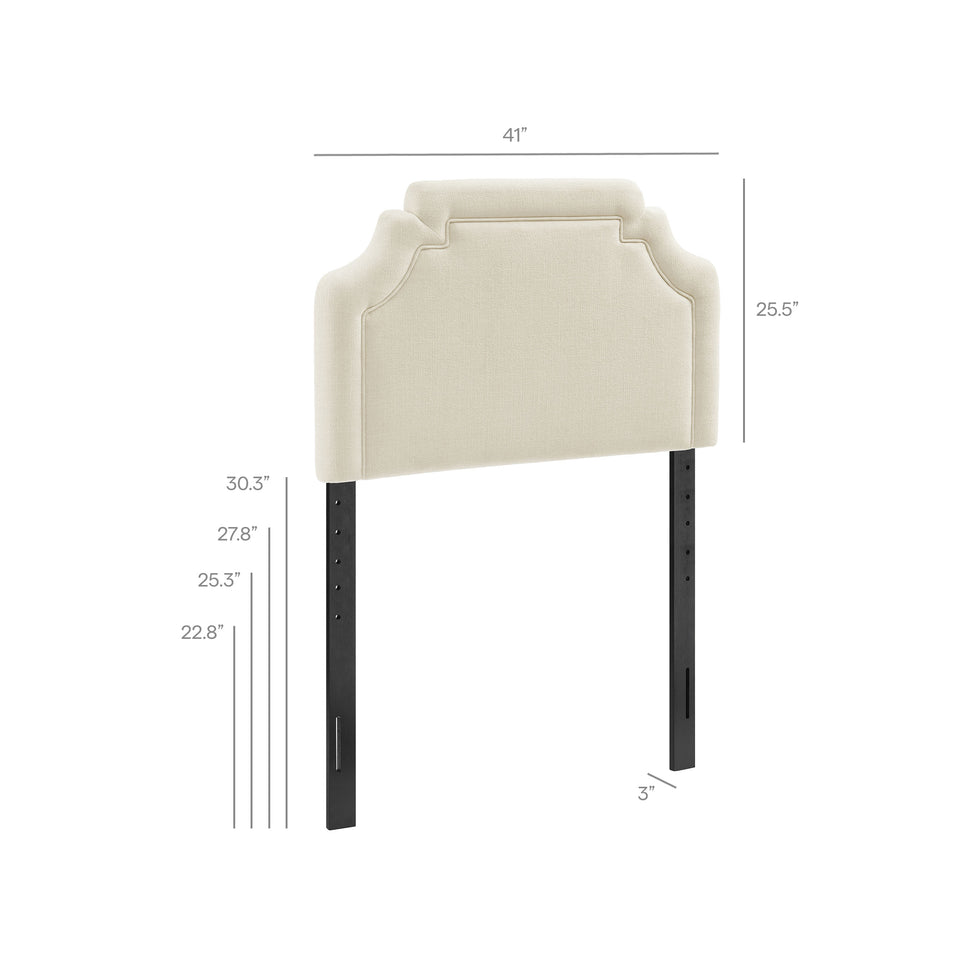 Magnolia Upholstered Fabric Twin Size Headboard by Modway