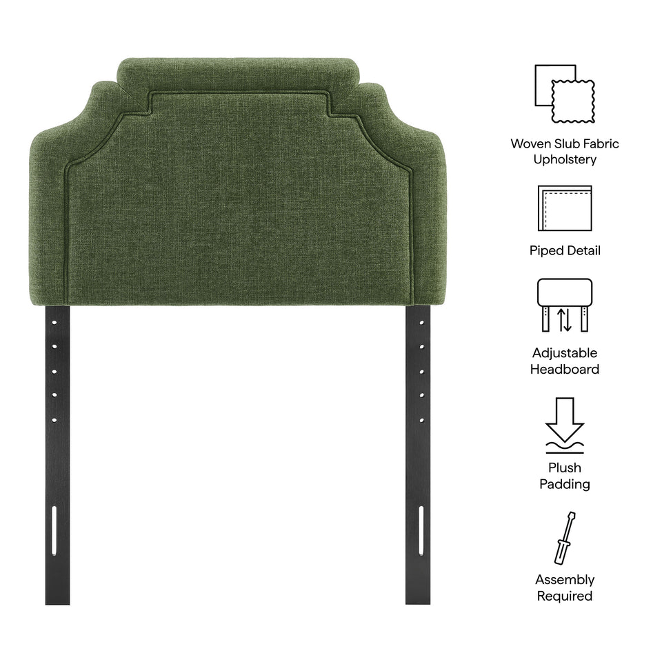Magnolia Upholstered Fabric Twin Size Headboard by Modway