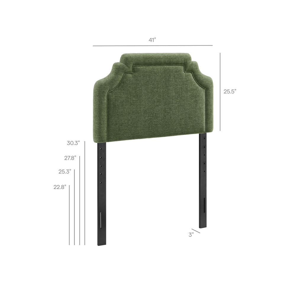 Magnolia Upholstered Fabric Twin Size Headboard by Modway