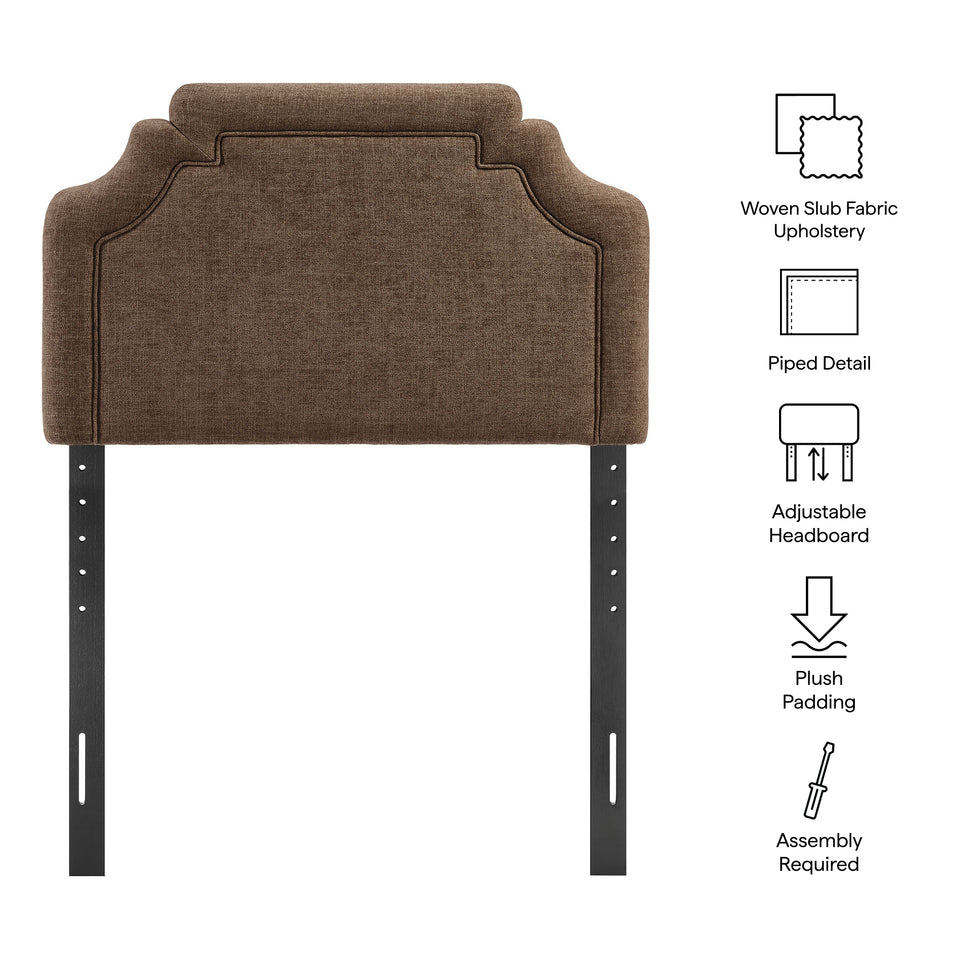 Magnolia Upholstered Fabric Twin Size Headboard by Modway
