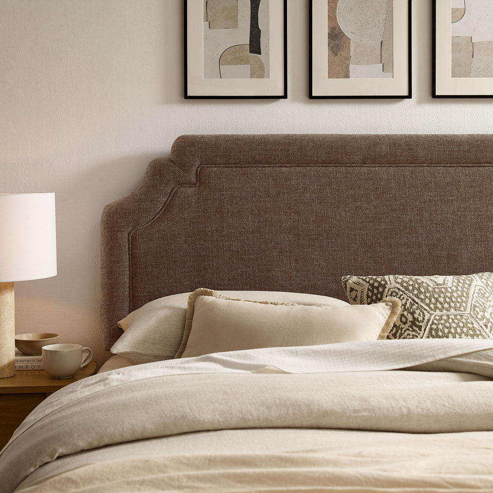 Magnolia Upholstered Fabric Full Size Headboard by Modway