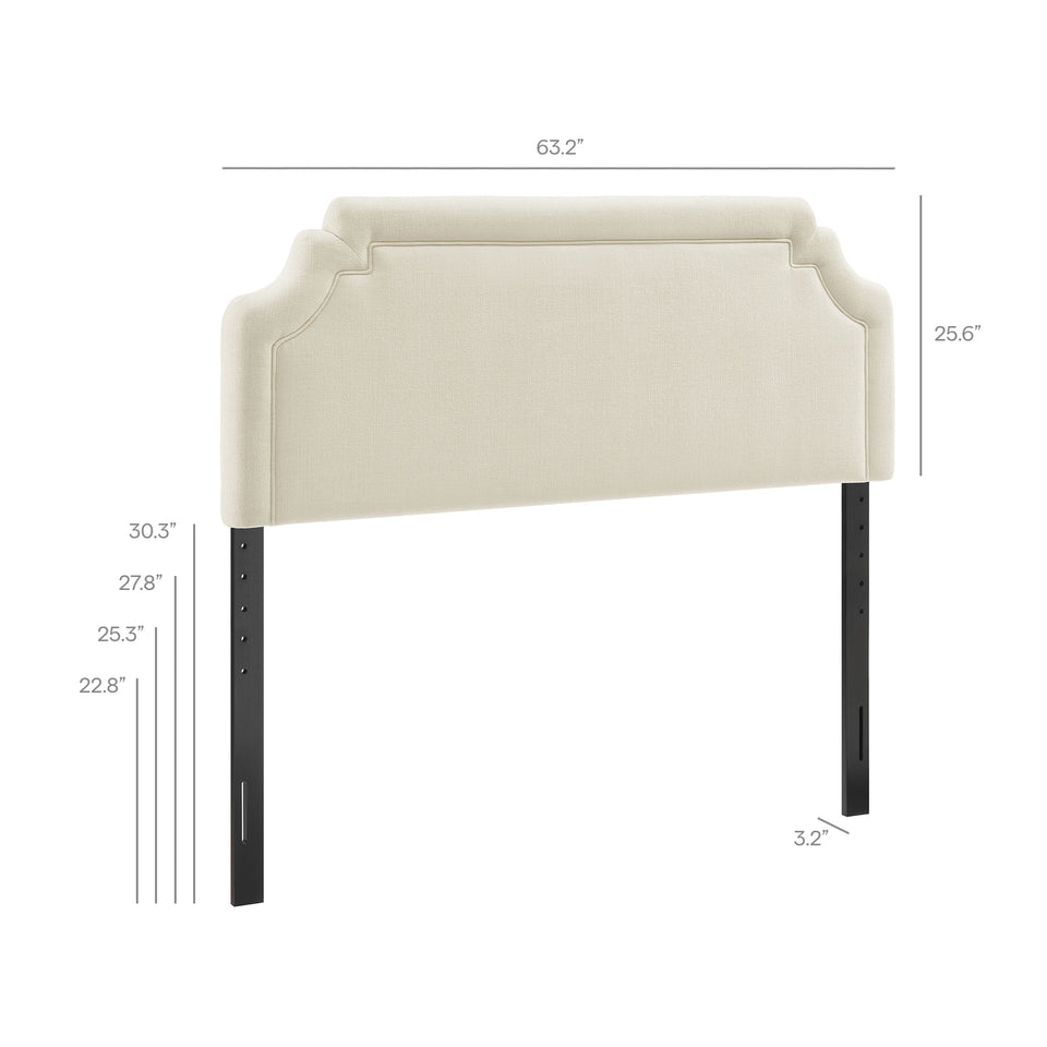 Magnolia Upholstered Fabric Queen Size Headboard by Modway