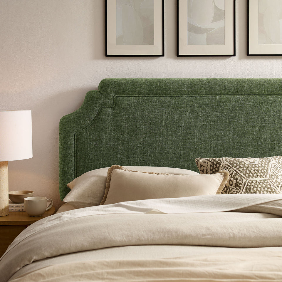 Magnolia Upholstered Fabric Queen Size Headboard by Modway