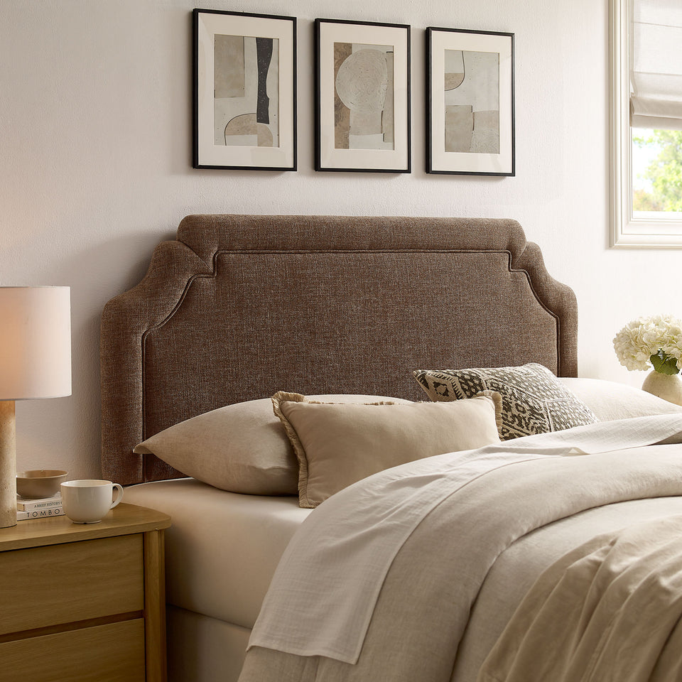 Magnolia Upholstered Fabric Queen Size Headboard by Modway