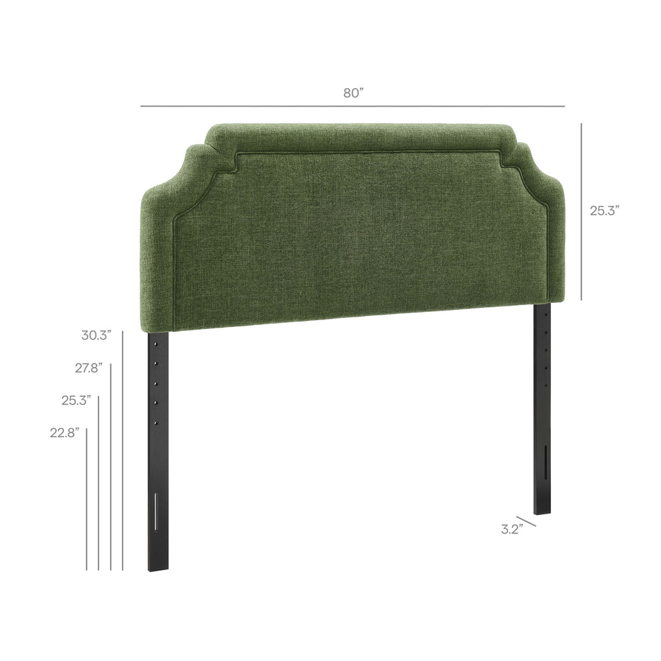 Magnolia Upholstered Fabric King Size Headboard by Modway