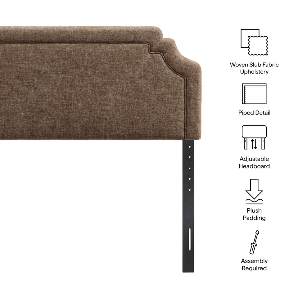 Magnolia Upholstered Fabric King Size Headboard by Modway