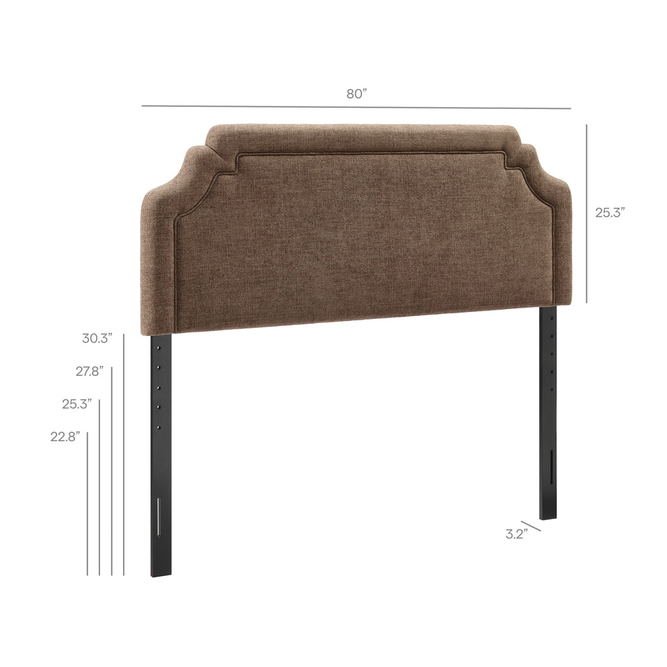 Magnolia Upholstered Fabric King Size Headboard by Modway