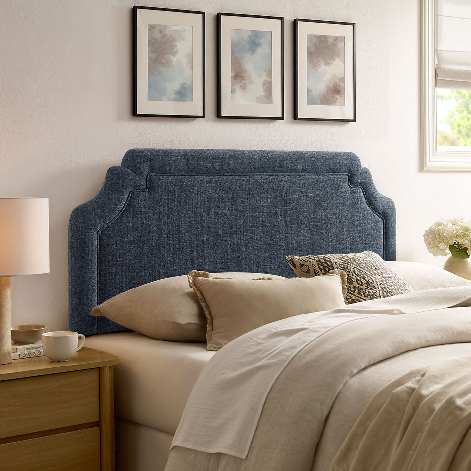 Magnolia Upholstered Fabric King Size Headboard by Modway