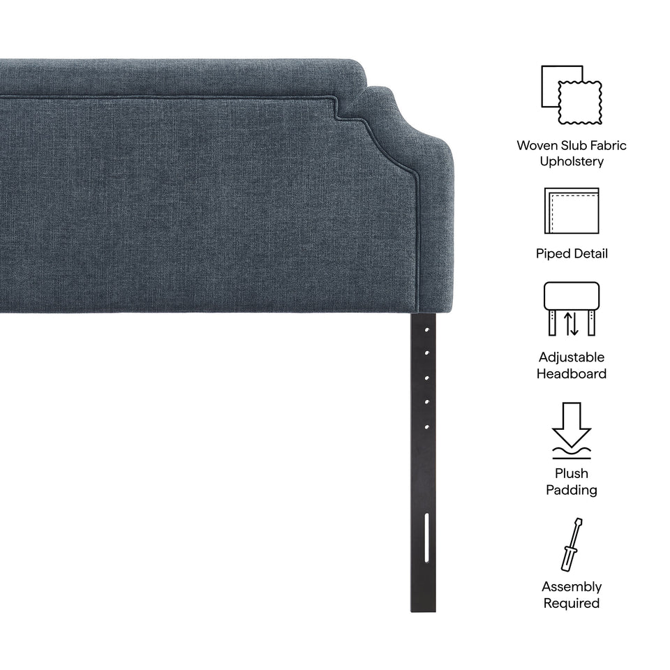 Magnolia Upholstered Fabric King Size Headboard by Modway