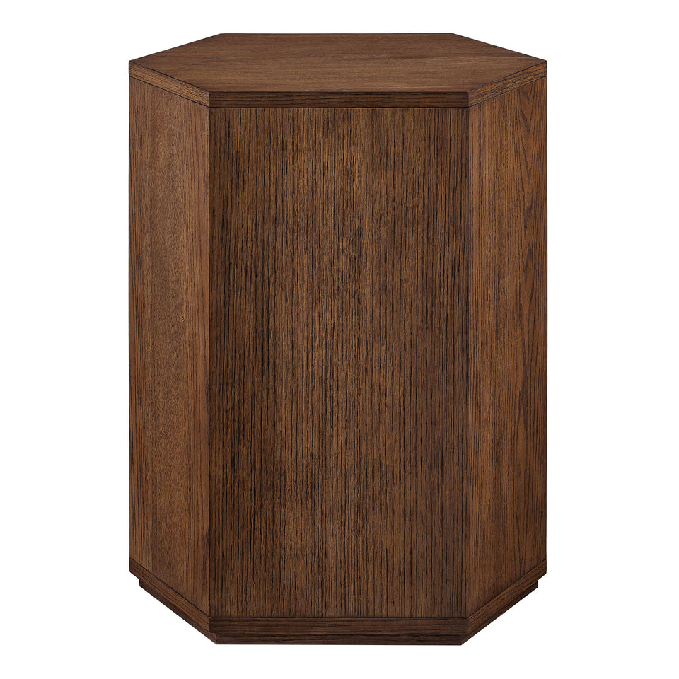 Kade Faceted Wood Side Table by Modway