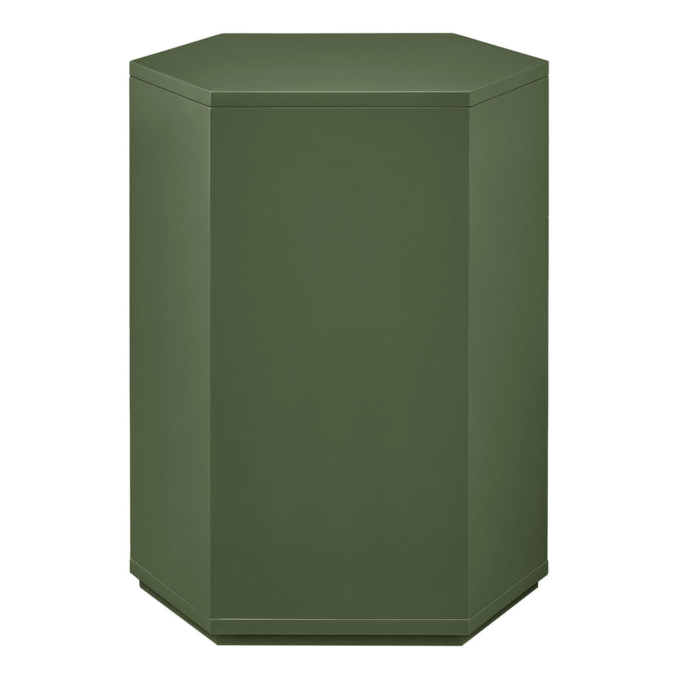 Kade Faceted Semi-Gloss Side Table by Modway