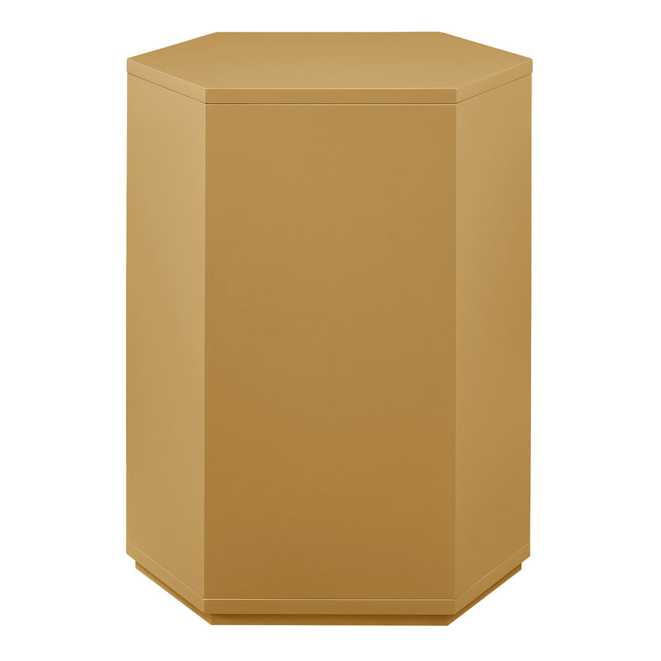 Kade Faceted Semi-Gloss Side Table by Modway
