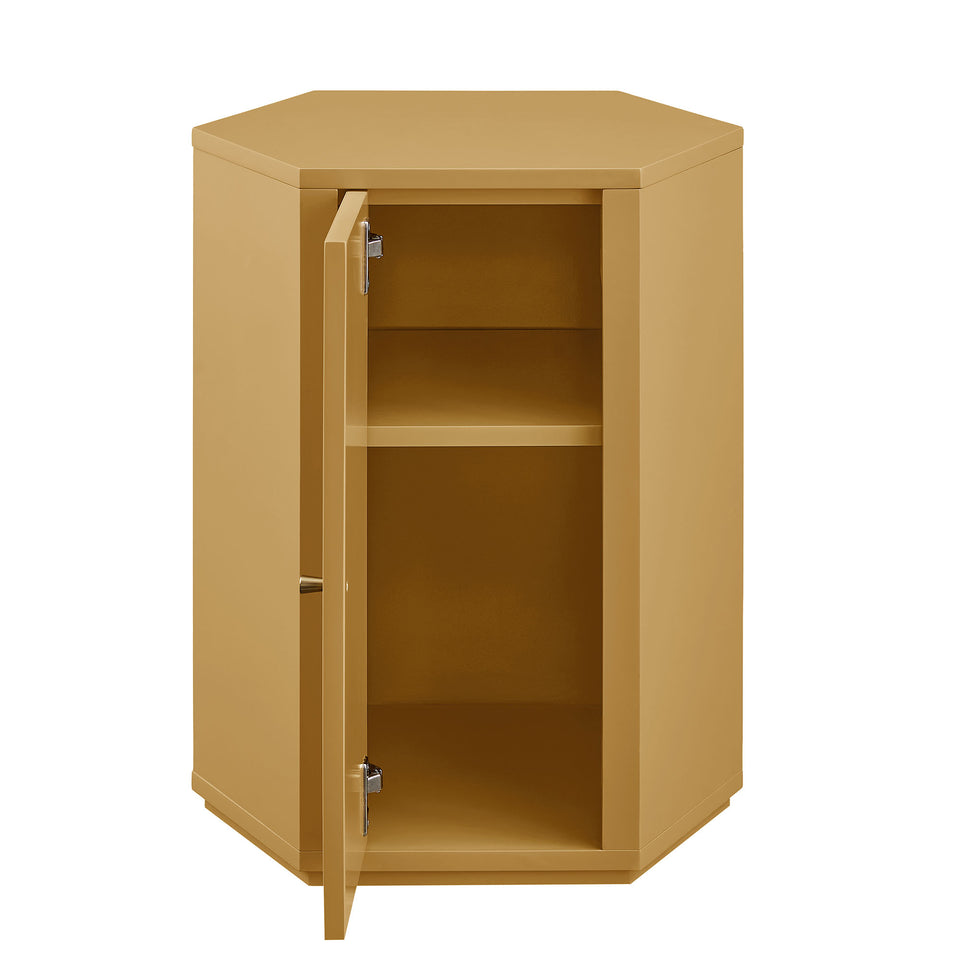 Kade Faceted Semi-Gloss Side Table by Modway