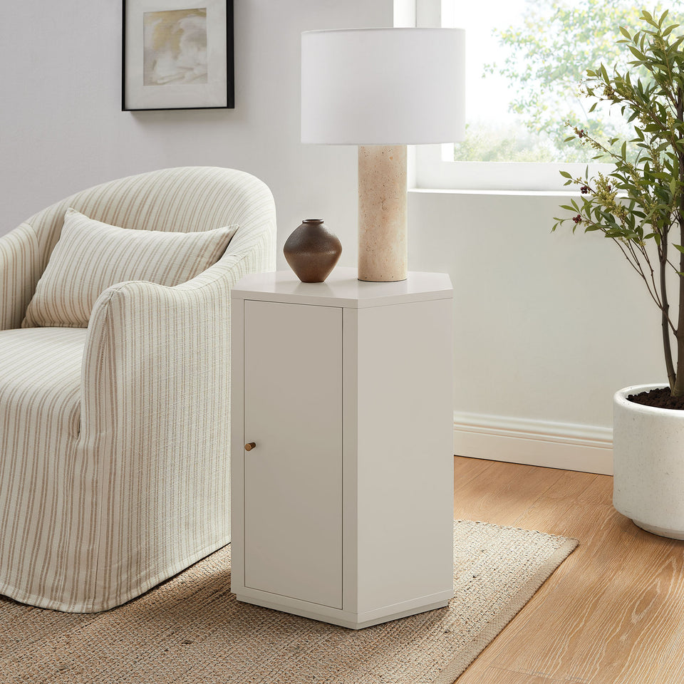Kade Faceted Semi-Gloss Side Table by Modway