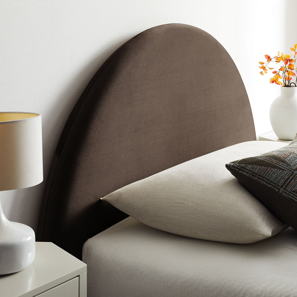 Resort Arched Performance Velvet Storage Platform Bed Frame by Modway