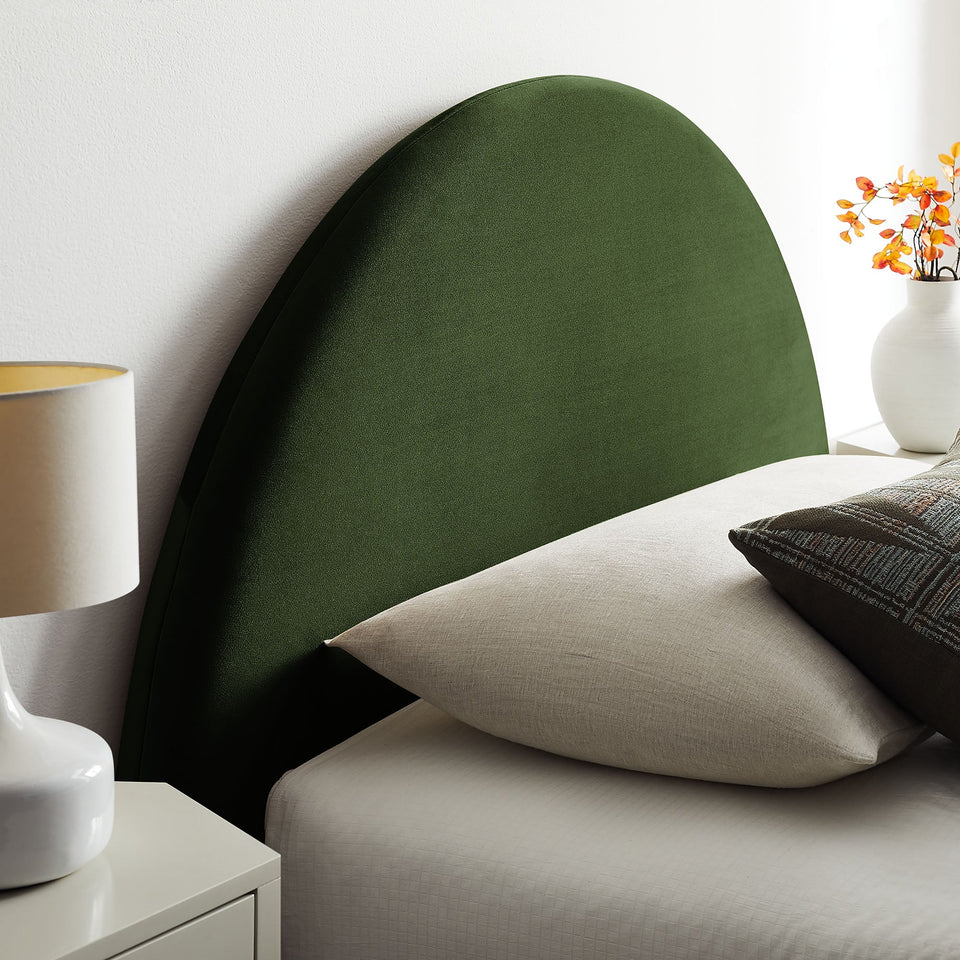 Resort Arched Performance Velvet Storage Platform Bed Frame by Modway