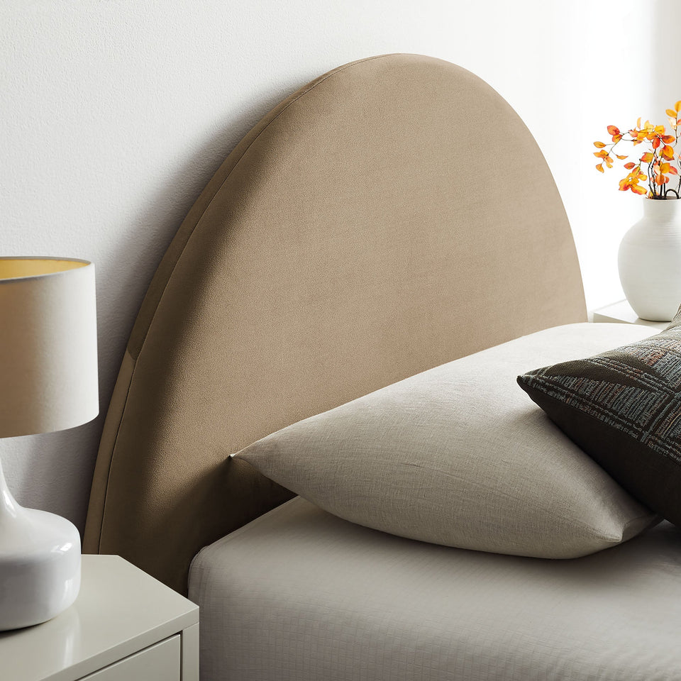 Resort Arched Performance Velvet Storage Platform Bed Frame by Modway