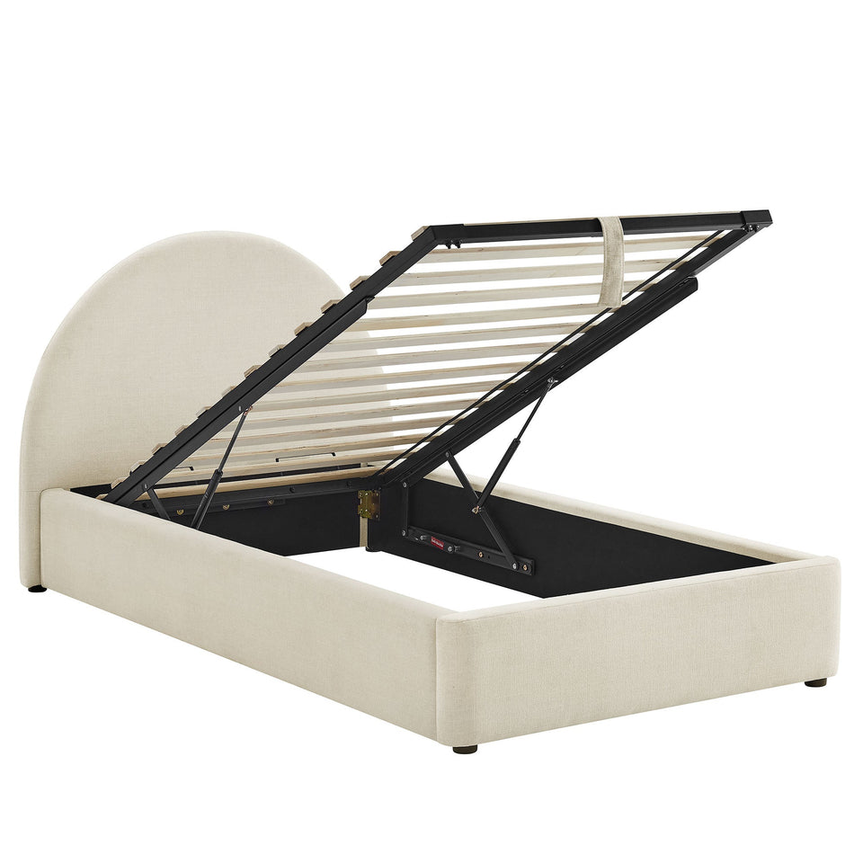 Resort Upholstered Fabric Storage Platform Bed Frame by Modway
