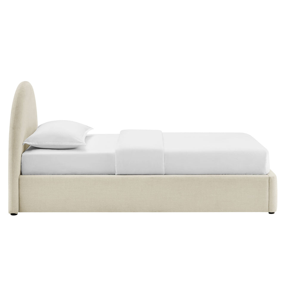 Resort Upholstered Fabric Storage Platform Bed Frame by Modway