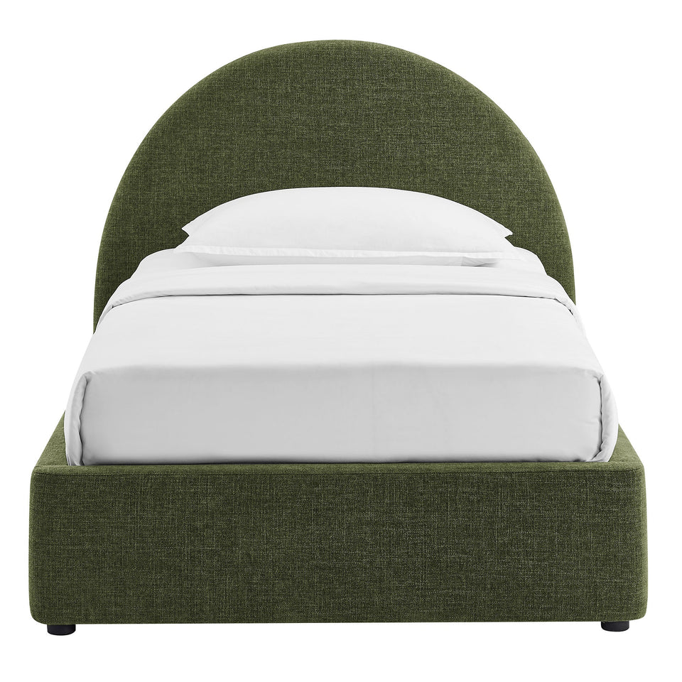 Resort Upholstered Fabric Storage Platform Bed Frame by Modway
