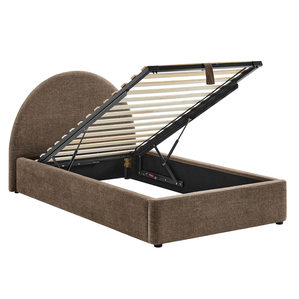 Resort Upholstered Fabric Storage Platform Bed Frame by Modway