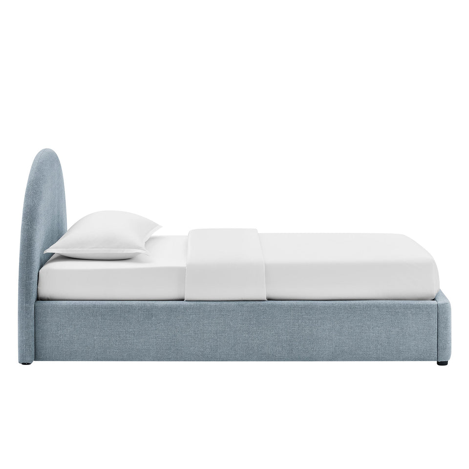 Resort Upholstered Fabric Storage Platform Bed Frame by Modway