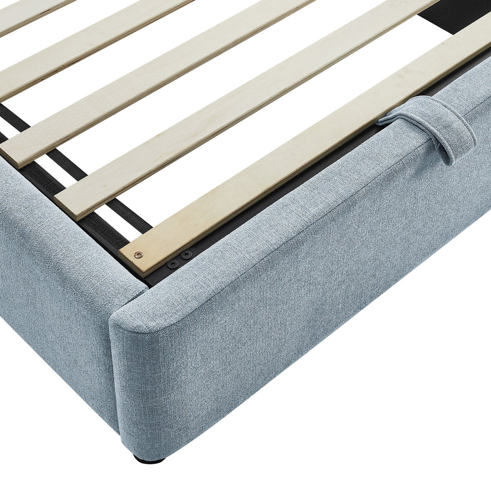 Resort Upholstered Fabric Storage Platform Bed Frame by Modway
