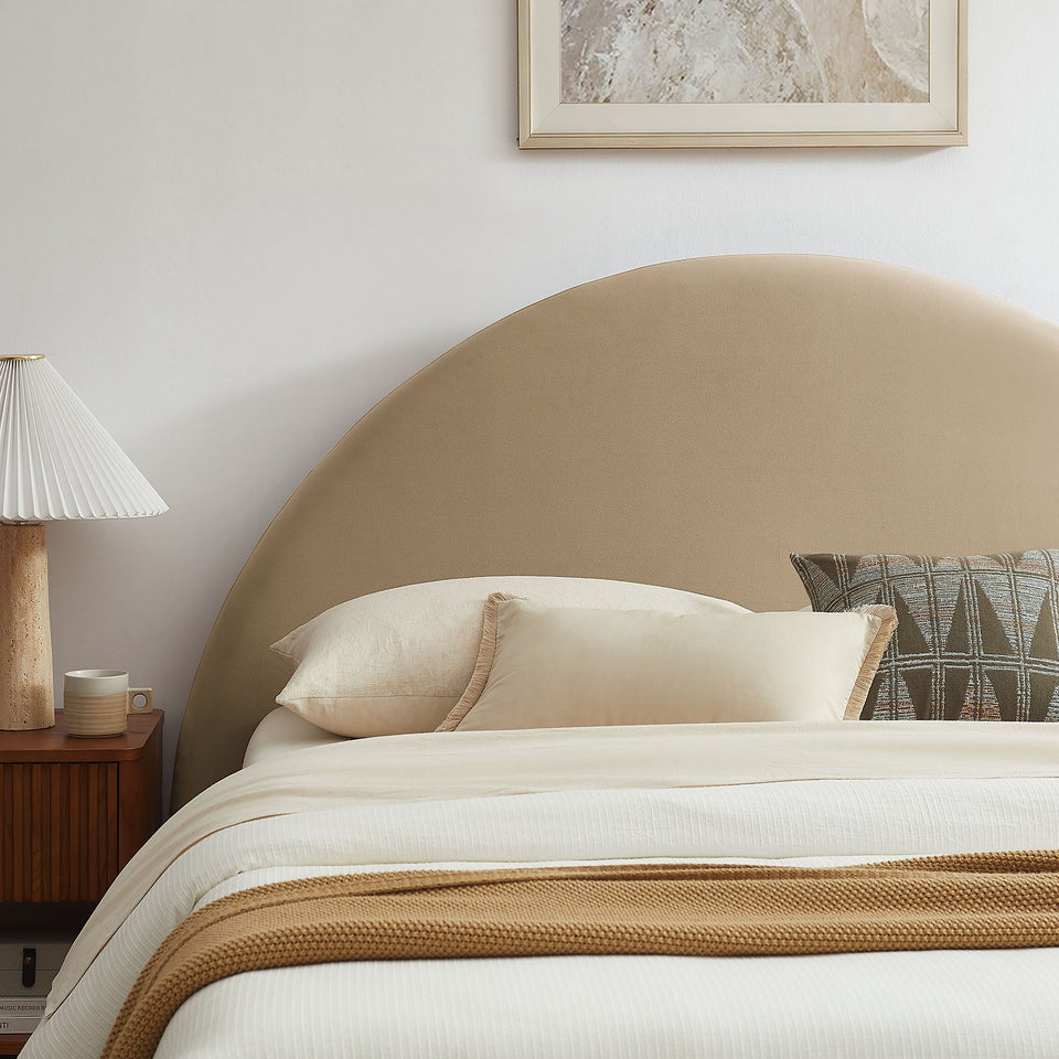 Resort Arched Performance Velvet Storage Platform Bed Frame by Modway