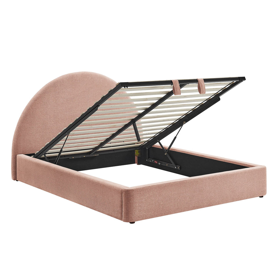 Resort Upholstered Fabric Storage Platform Bed Frame by Modway