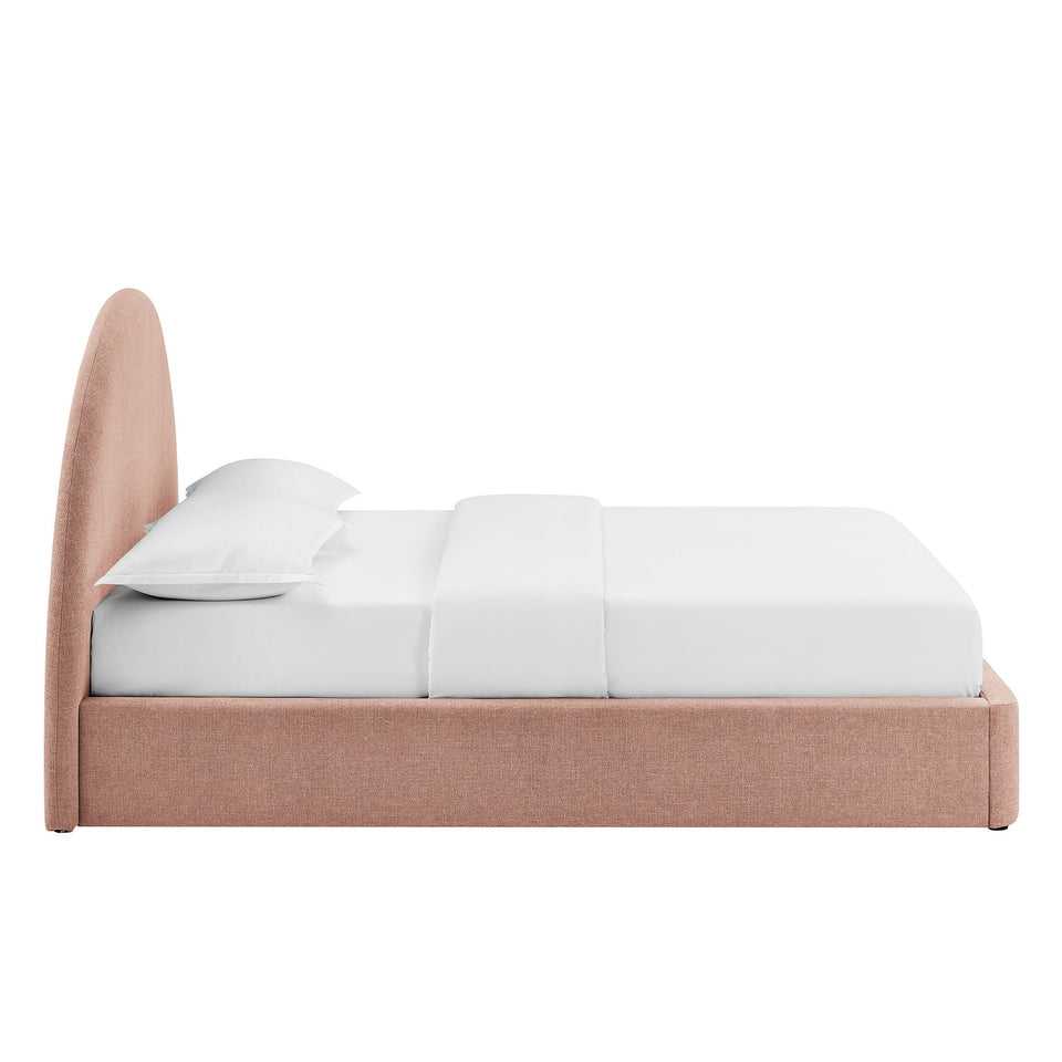 Resort Upholstered Fabric Storage Platform Bed Frame by Modway