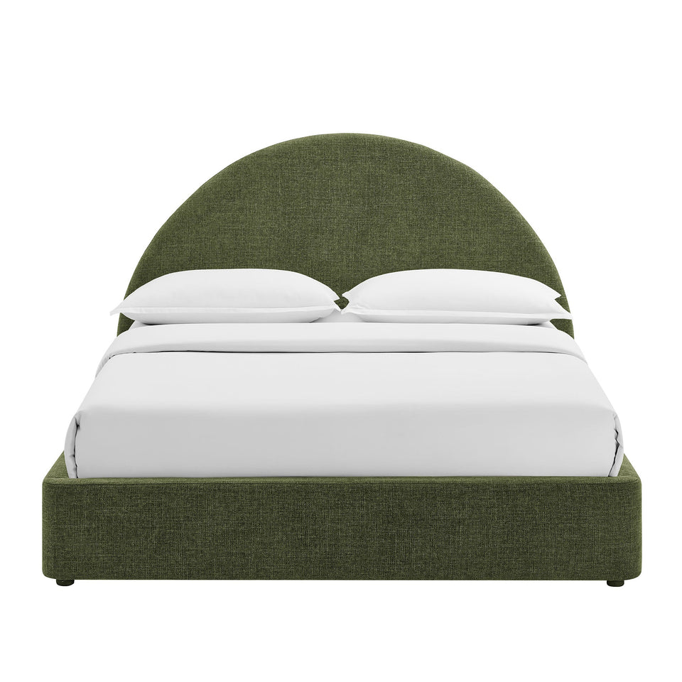 Resort Upholstered Fabric Storage Platform Bed Frame by Modway