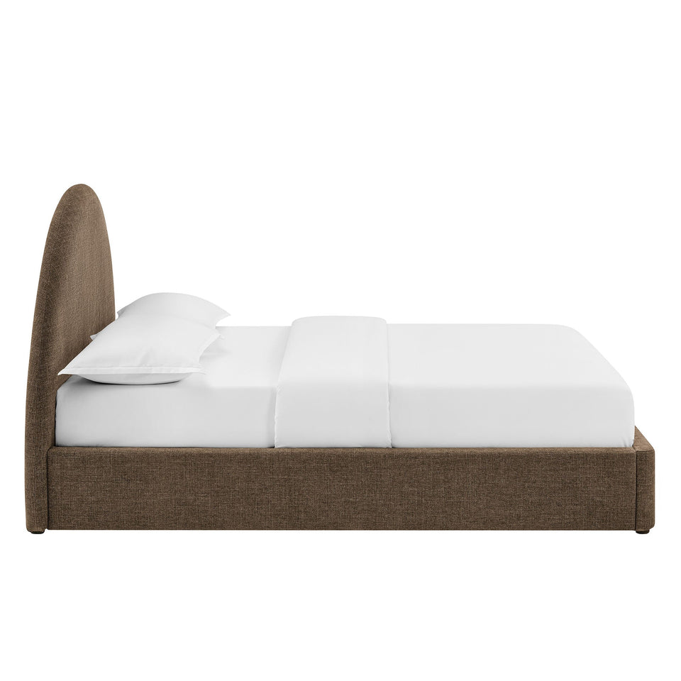 Resort Upholstered Fabric Storage Platform Bed Frame by Modway