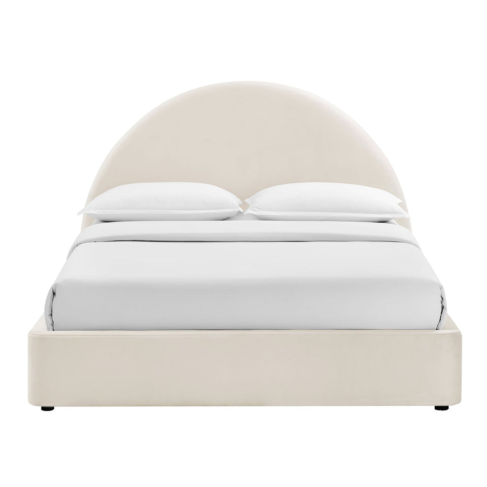 Resort Arched Performance Velvet Storage Platform Bed Frame by Modway