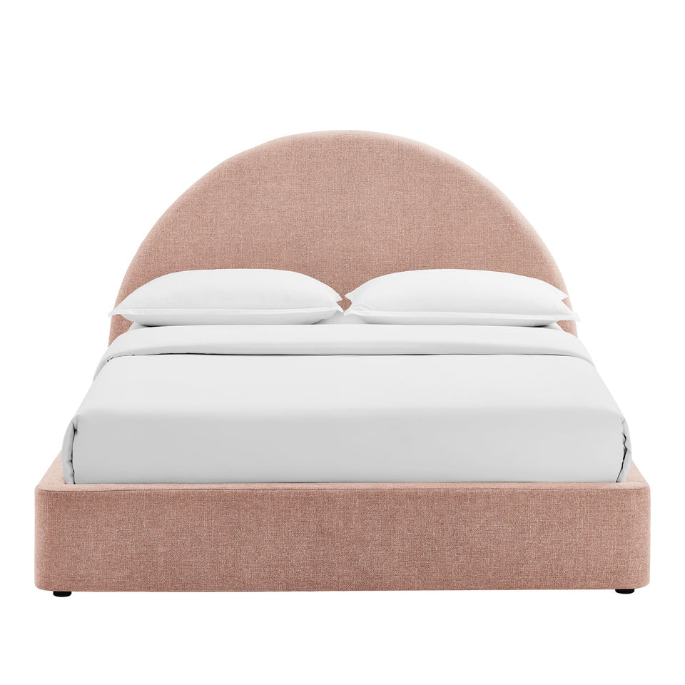 Resort Upholstered Fabric Storage Platform Bed Frame by Modway