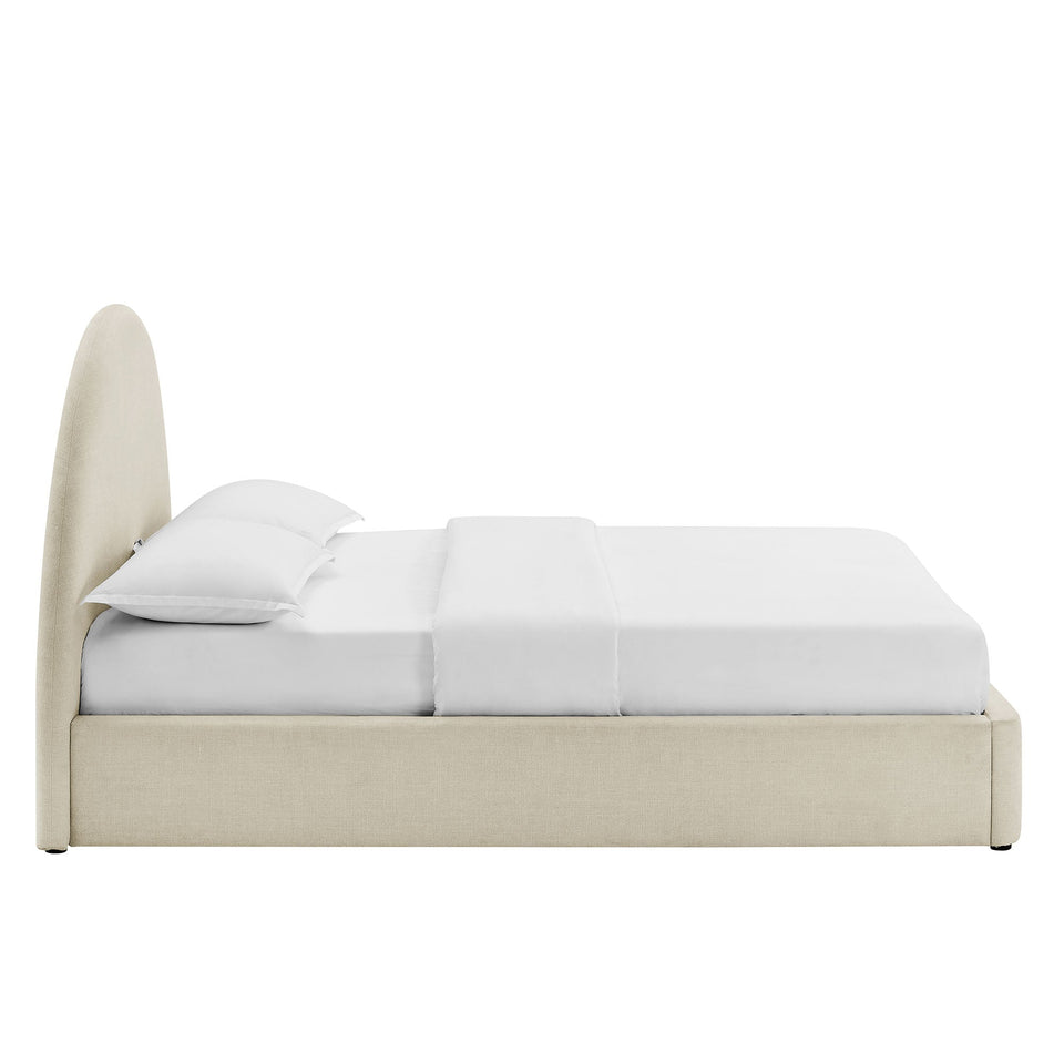 Resort Upholstered Fabric Storage Platform Bed Frame by Modway