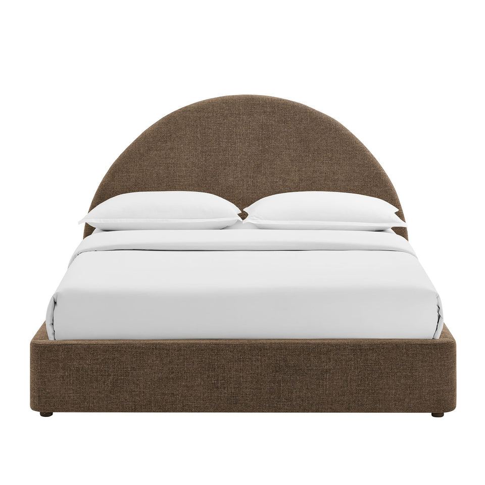 Resort Upholstered Fabric Storage Platform Bed Frame by Modway