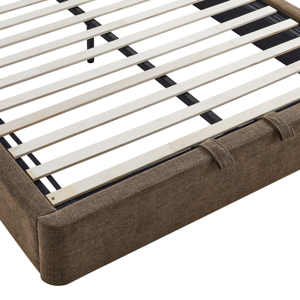 Resort Upholstered Fabric Storage Platform Bed Frame by Modway
